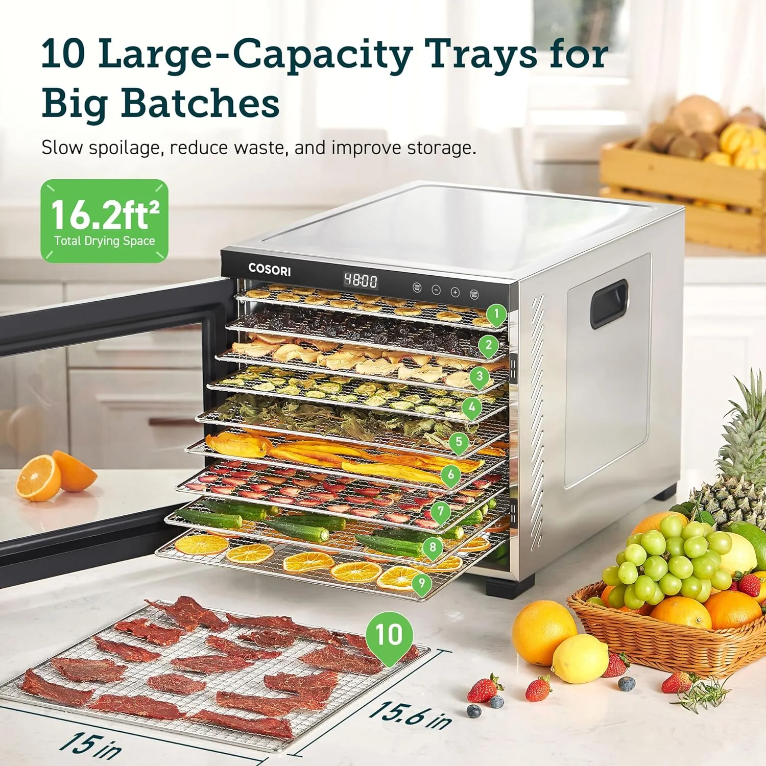 Cosori-Pro-10-Tray-Food-Dehydrator